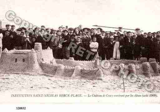 Ville de BERCK, carte postale ancienne