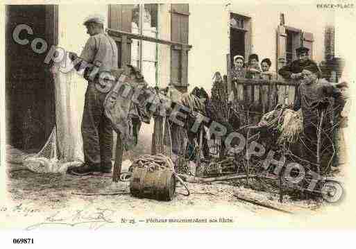 Ville de BERCK, carte postale ancienne