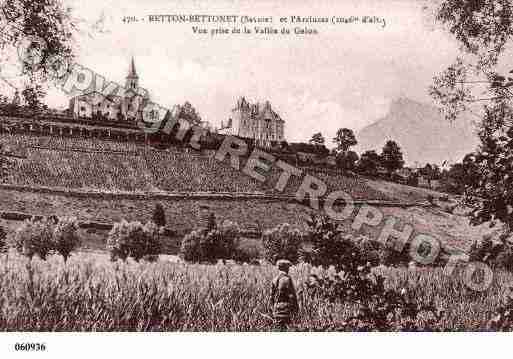 Ville de BETTONBETTONET, carte postale ancienne