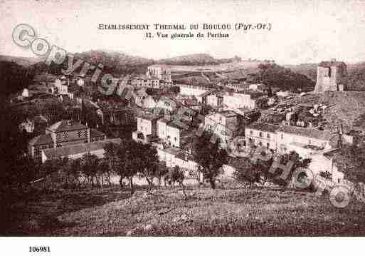 Ville de BOULOU(LE), carte postale ancienne