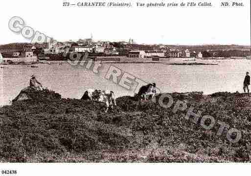 Ville de CARANTEC, carte postale ancienne