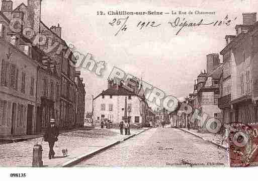 Ville de CHATILLONSURSEINE, carte postale ancienne