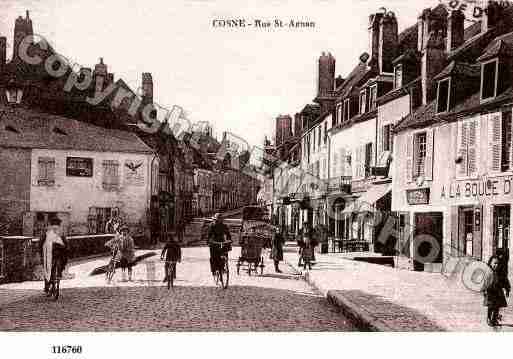 Ville de COSNESURLOIRE, carte postale ancienne