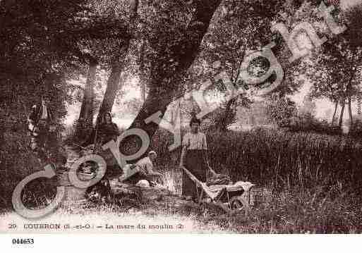 Ville de COUBRON, carte postale ancienne