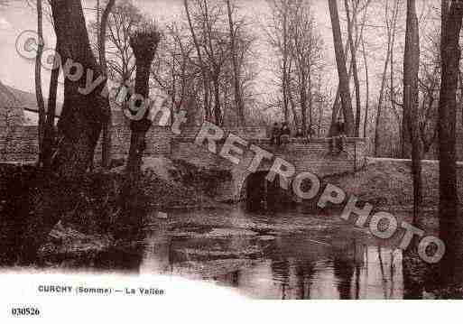 Ville de CURCHY, carte postale ancienne