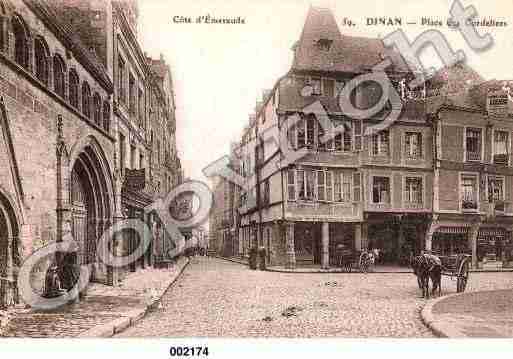 Ville de DINAN, carte postale ancienne