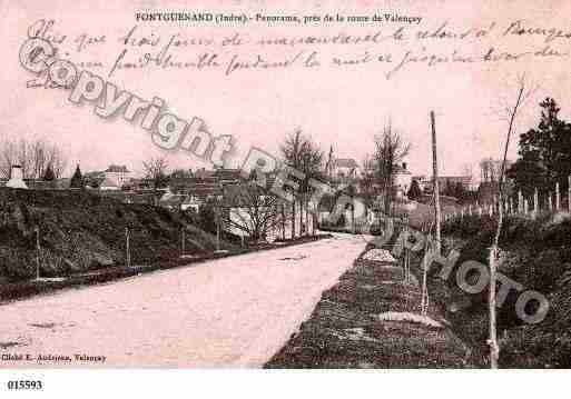 Ville de FONTGUENAND, carte postale ancienne