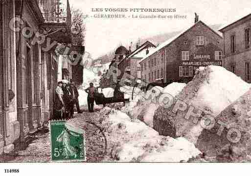 Ville de GERARDMER, carte postale ancienne