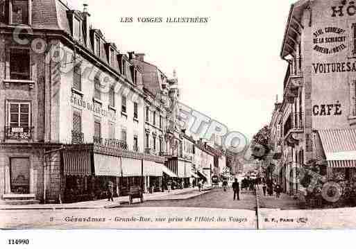 Ville de GERARDMER, carte postale ancienne