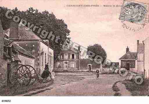 Ville de GERMIGNYDESPRES, carte postale ancienne