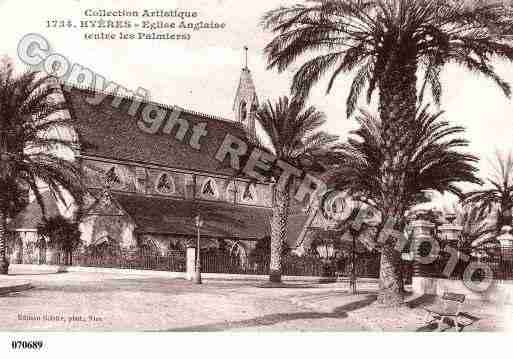 Ville de HYERES, carte postale ancienne