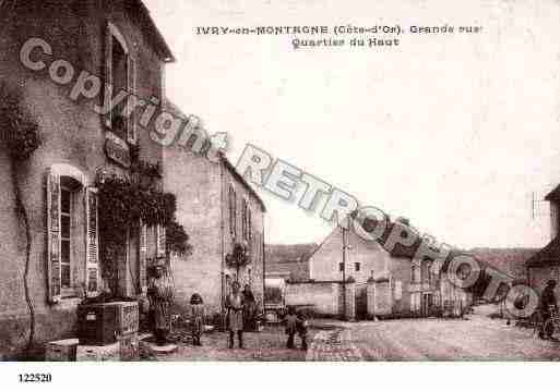 Ville de IVRYENMONTAGNE, carte postale ancienne