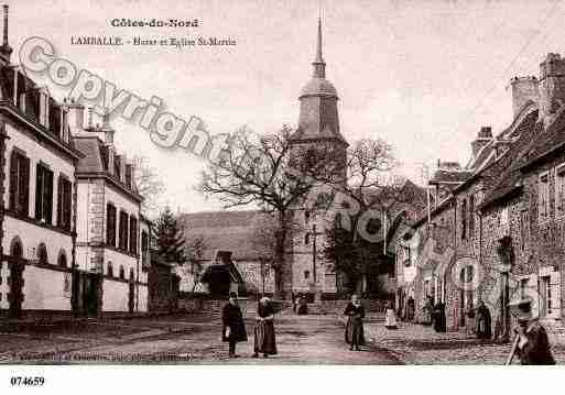 Ville de LAMBALLE, carte postale ancienne