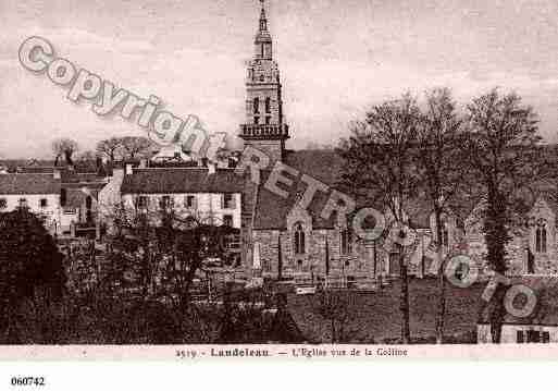 Ville de LANDELEAU, carte postale ancienne