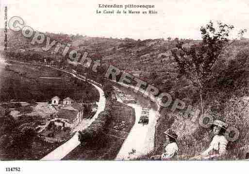 Ville de LIVERDUN, carte postale ancienne