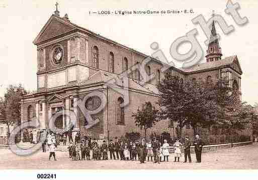 Ville de LOOS, carte postale ancienne