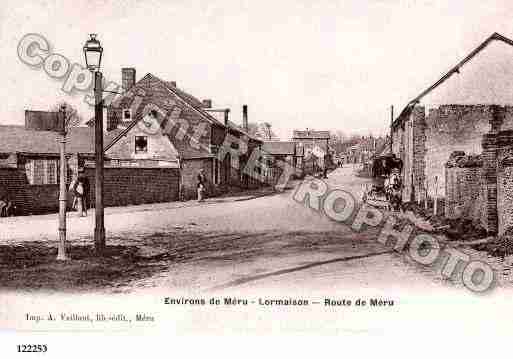 Ville de LORMAISON, carte postale ancienne