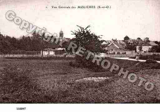 Ville de MOLIERES(LES), carte postale ancienne