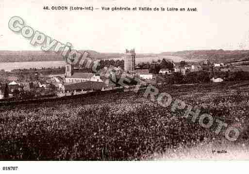 Ville de OUDON, carte postale ancienne