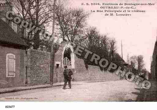 Ville de OUTREAU, carte postale ancienne