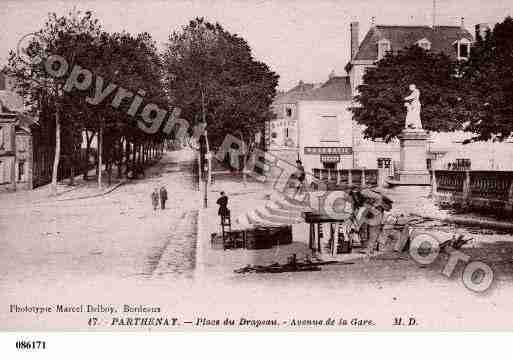 Ville de PARTHENAY, carte postale ancienne