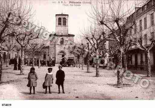 Ville de PELUSSIN, carte postale ancienne