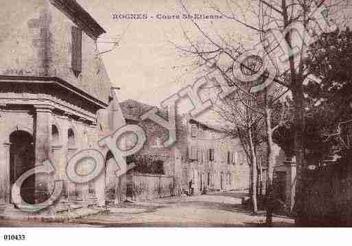 Ville de ROGNES, carte postale ancienne