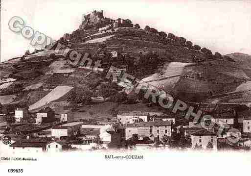 Ville de SAILSOUSCOUZAN, carte postale ancienne