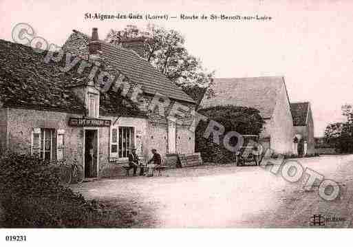 Ville de SAINTAIGNANDESGUES, carte postale ancienne