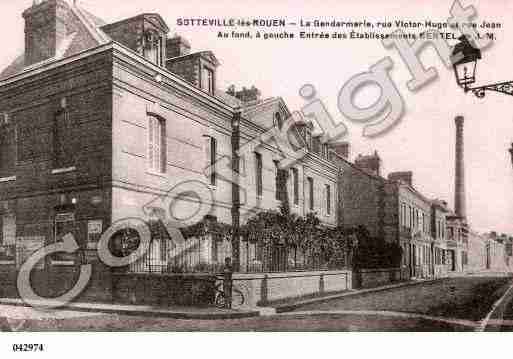 Ville de SOTTEVILLELESROUEN, carte postale ancienne