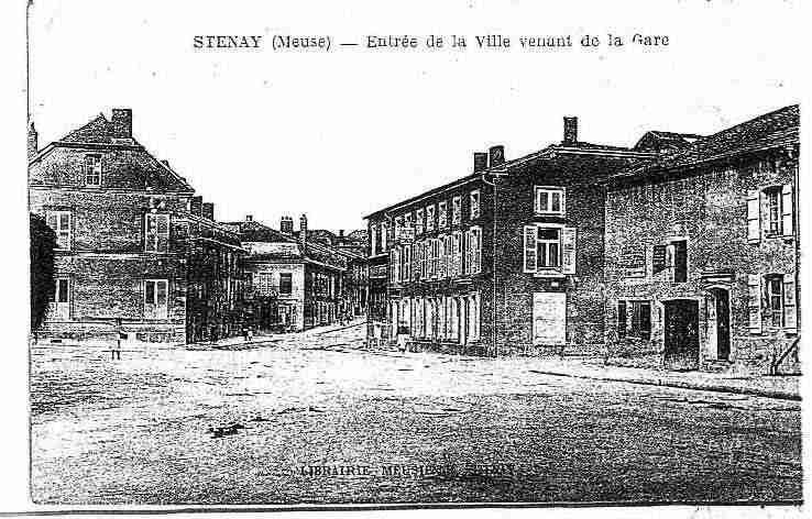 Ville de STENAY, carte postale ancienne