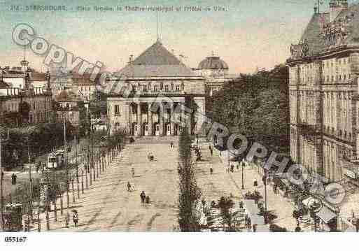 Ville de STRASBOURG, carte postale ancienne