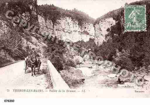 Ville de THONONLESBAINS, carte postale ancienne