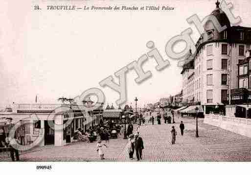 Ville de TROUVILLESURMER, carte postale ancienne