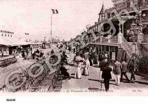 Ville de TROUVILLESURMER, carte postale ancienne