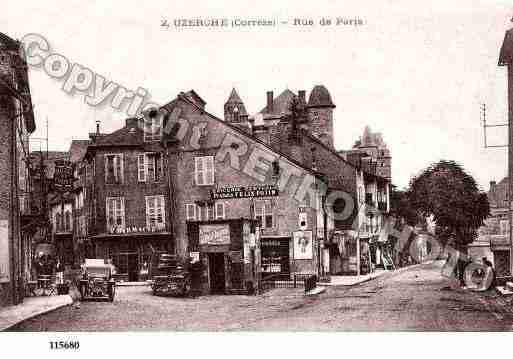 Ville de UZERCHE, carte postale ancienne