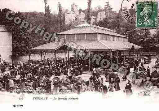 Ville de VENDOME, carte postale ancienne