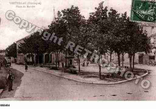 Ville de VERTEILLAC, carte postale ancienne