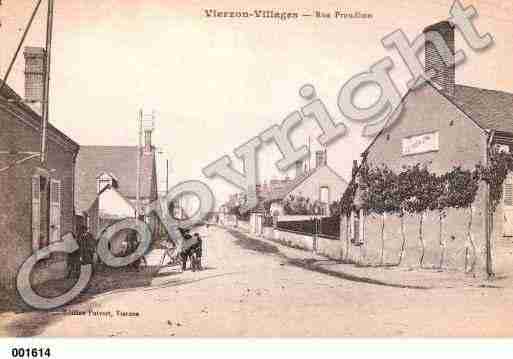 Ville de VIERZON, carte postale ancienne