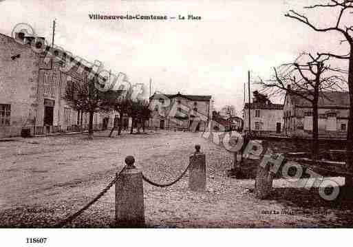 Ville de VILLENEUVELACOMTESSE, carte postale ancienne