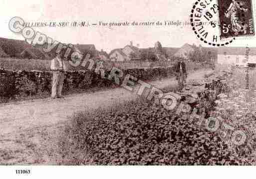 Ville de VILLIERSLESEC, carte postale ancienne