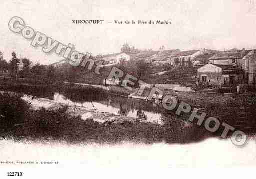 Ville de XIROCOURT, carte postale ancienne