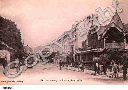 Ville de ANNECY, carte postale ancienne