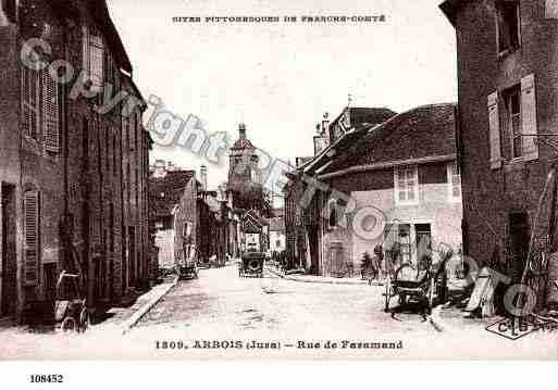 Ville de ARBOIS, carte postale ancienne