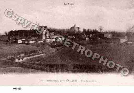 Ville de BELCASTEL, carte postale ancienne