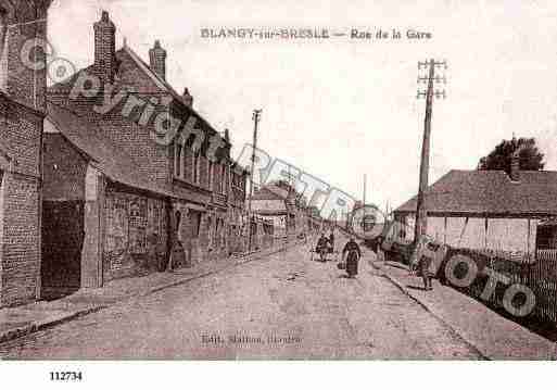 Ville de BLANGYSURBRESLE, carte postale ancienne