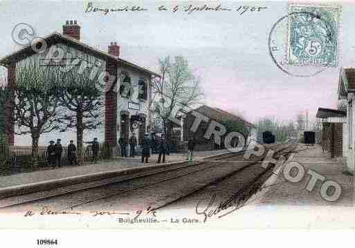 Ville de BOIGNEVILLE, carte postale ancienne