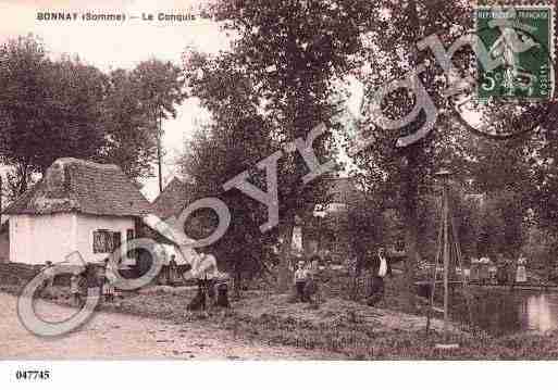 Ville de BONNAY, carte postale ancienne