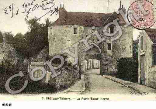 Ville de CHATEAUTHIERRY, carte postale ancienne