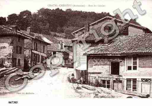 Ville de CHATEL, carte postale ancienne